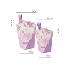ELMAS High-End Candy Box Flower Chocolate Wedding Favor