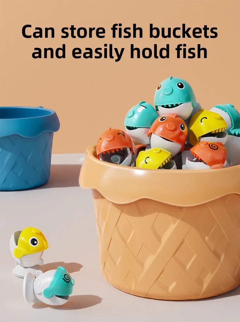 ELMAS Kids Magnetic Fishing Play Toy with Music Fun - Al Masam Stationery LLC