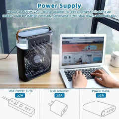 ELMAS New 3 In 1 Portable Humidifier Fan For Home - Al Masam Stationery LLC