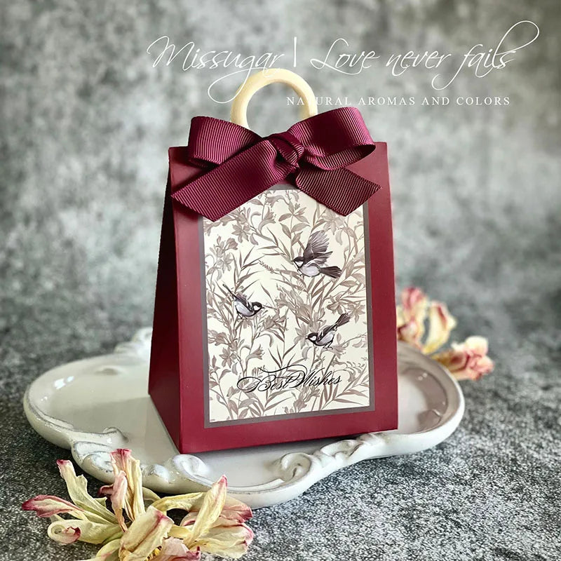 ELMAS Flowers Birds Forest Wedding Candy Box Favors - Al Masam Stationery LLC