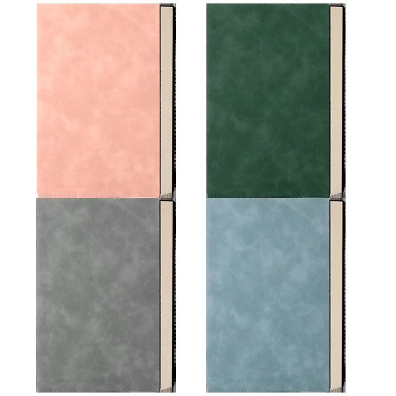 ELMAS A5 Leather Book Skin Notepad for Business Use - Al Masam Stationery LLC