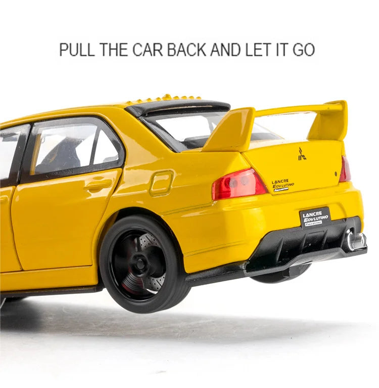ELMAS 1:32 Lancer Evolution Metal Diecast Car Model - Al Masam Stationery LLC