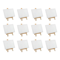 ELMAS Mini Canvas & Easel Art Set for Kids & DIY Projects