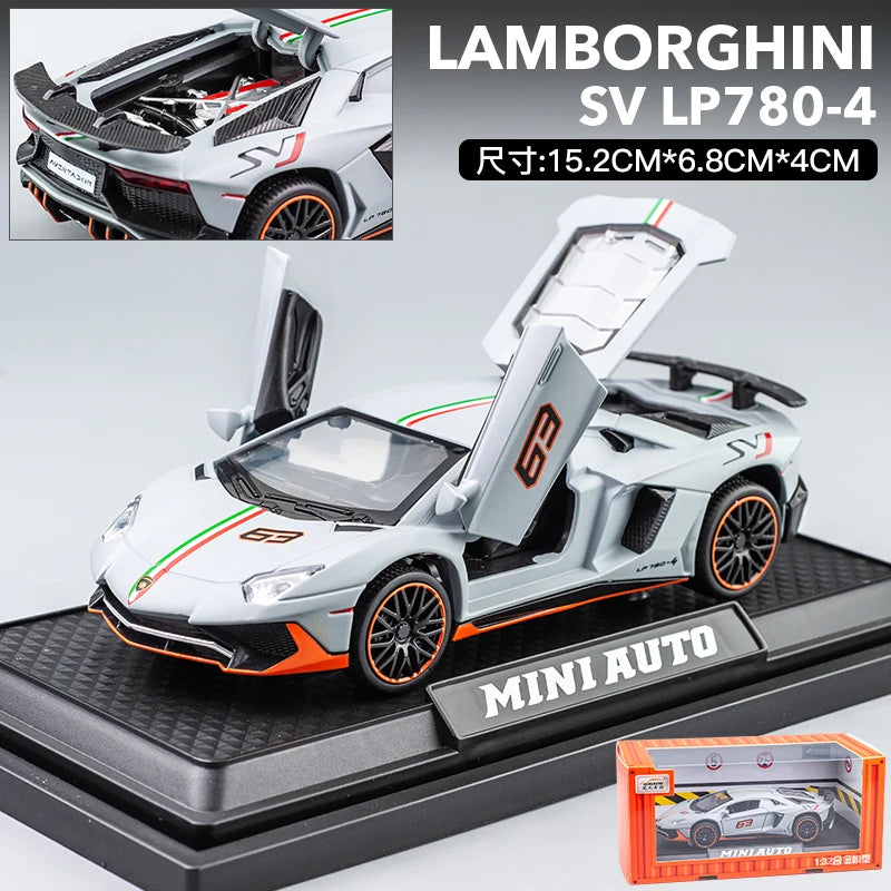 ELMAS 1:32 Lamborghini Aventador SVJ Diecast Model Car - Al Masam Stationery LLC