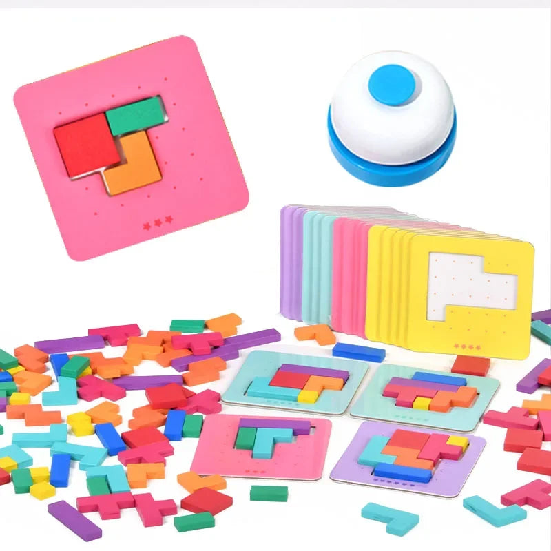 ELMAS Montessori Desktop Puzzle Toys for Kids Gift - Al Masam Stationery LLC