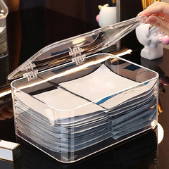 ELMAS Transparent Acrylic Cosmetics Storage Box Organizer - Al Masam Stationery LLC