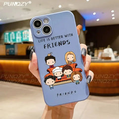 ELMAS Cartoon Funny Friends TV Show Phone Case iPhone 16 15 - Al Masam Stationery LLC