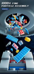 ELMAS Manned Rocket Building Blocks with Astronaut Figure