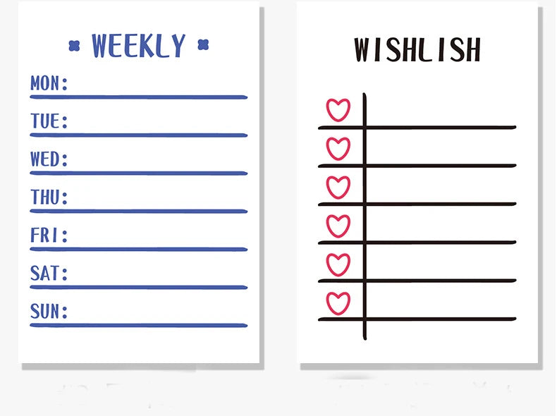 ELMAS 50Sheets Planner Memo Pad for Study & Work - Al Masam Stationery LLC