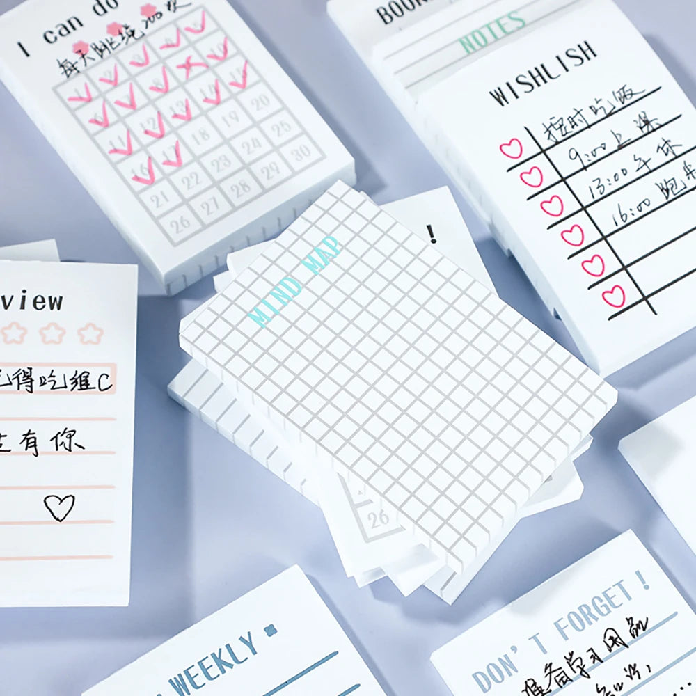 ELMAS 50Sheets Planner Memo Pad for Study & Work - Al Masam Stationery LLC