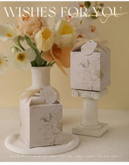 ELMAS Gift Boxes Wedding Favors Gardenia Flower Box