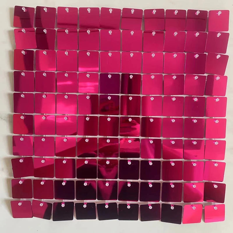 ELMAS Transparent 6/12/24Pcs Glitter Sequins Wall Panels - Al Masam Stationery LLC