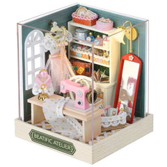 ELMAS Creative Mini Dollhouse 3D Puzzle Kit for Home Decor