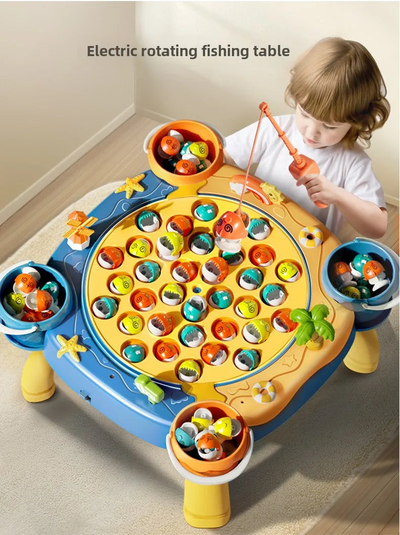 ELMAS Kids Magnetic Fishing Play Toy with Music Fun - Al Masam Stationery LLC