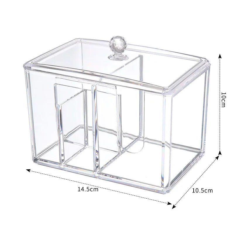 ELMAS Transparent Lipstick Acrylic Makeup Brush Storage Box - Al Masam Stationery LLC