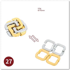 ELMAS Classic IQ Metal Brain Magic Puzzles Game Toys - Al Masam Stationery LLC