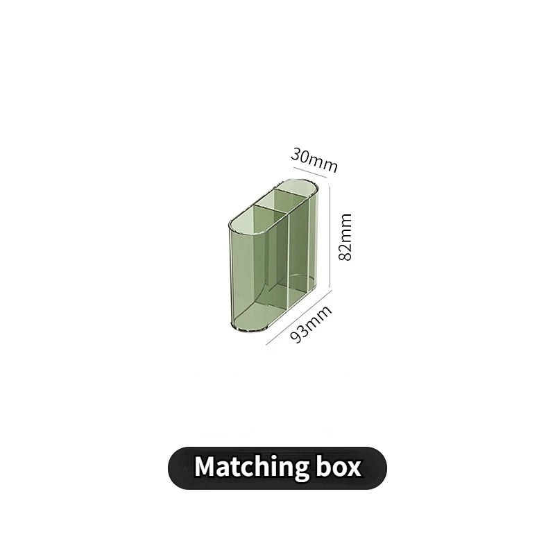 ELMAS Rectangular Desktop Acrylic Makeup Storage Box - Al Masam Stationery LLC