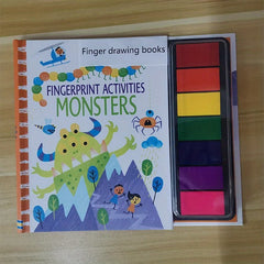 ELMAS Creative Fingerprinting & Stamping Art Book