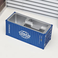 ELMAS Mini Shipping Container Desk Organizer - Unique Decor