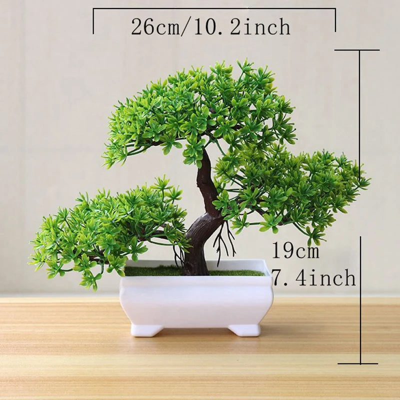 ELMAS Lifelike Artificial Bonsai Tree for Home & Garden Decor - Al Masam Stationery LLC