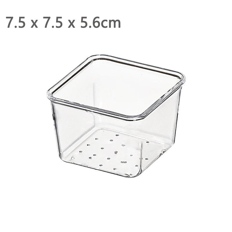 ELMAS Clear Acrylic Makeup Layered Storage Box for Desk - Al Masam Stationery LLC