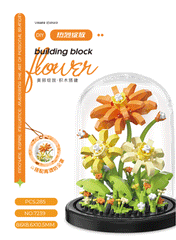 ELMAS Creative Flower Bouquet Building Block Set