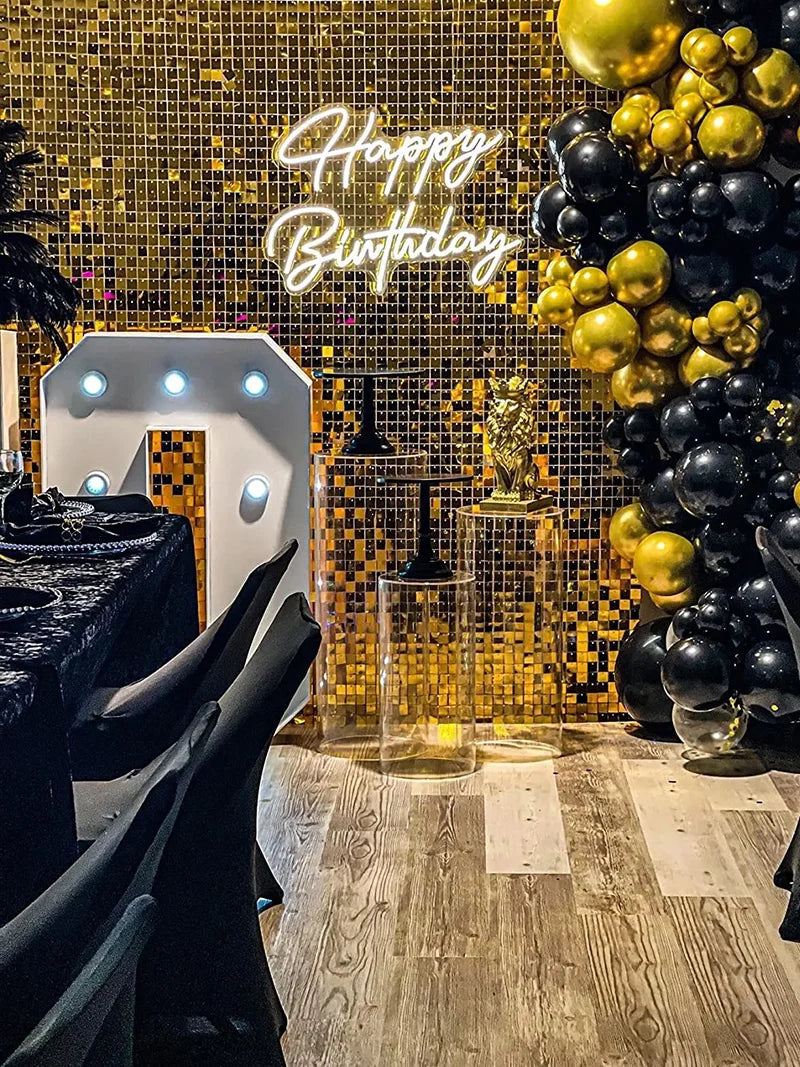 ELMAS Premium Iridescent Sequin Backdrop Wall Decor - Al Masam Stationery LLC