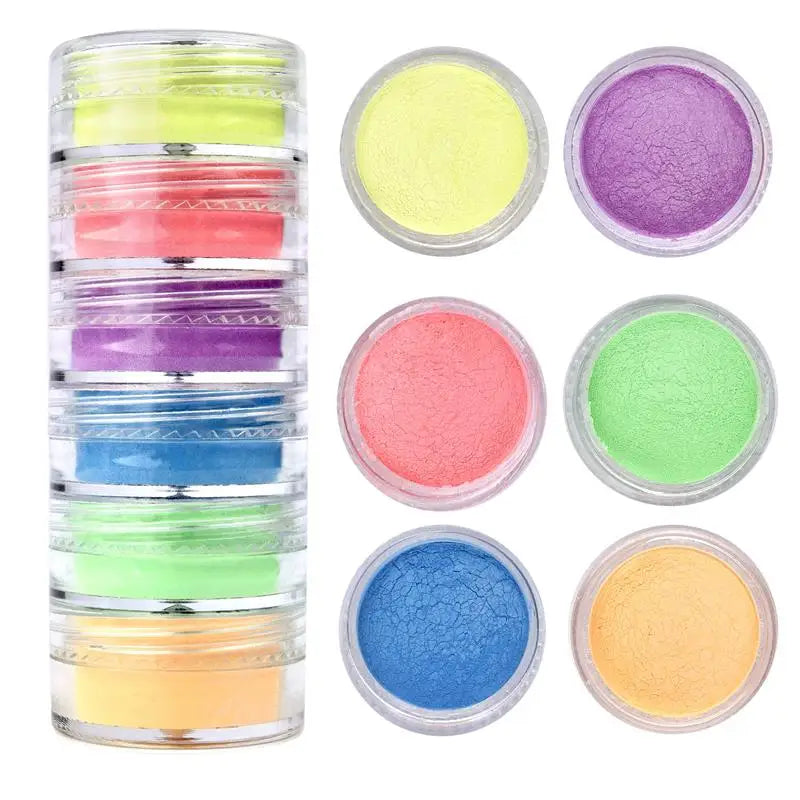 ELMAS 6 Color Pearl Powder Pigment Set for DIY Crafts - Al Masam Stationery LLC