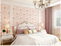 ELMAS Floral Wallpaper Self-Adhesive Warm Girl Room Decor - Al Masam Stationery LLC