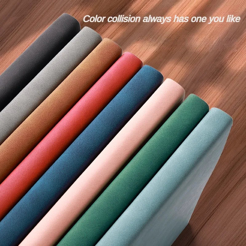 ELMAS A5 Leather Book Skin Notepad for Business Use - Al Masam Stationery LLC