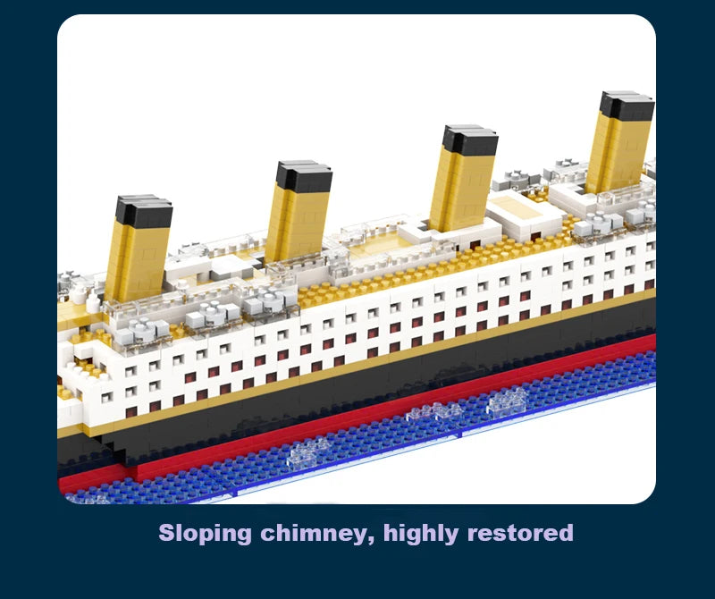 ELMAS Titanic Building Block Puzzle Toy for Kids - Al Masam Stationery LLC