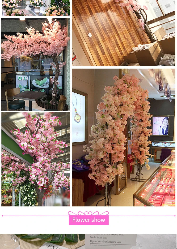 ELMAS Elegant Cherry Blossom Silk Branch Decor - Al Masam Stationery LLC