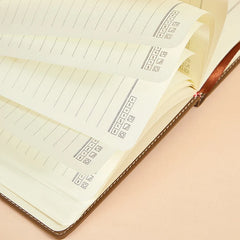 ELMAS A5 Leather Refills Notebook for Business & Planning