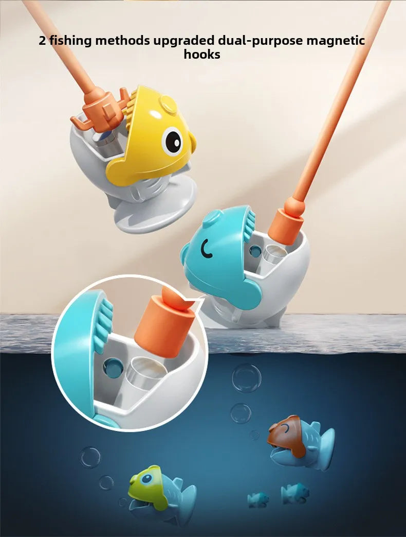 ELMAS Kids Magnetic Fishing Play Toy with Music Fun - Al Masam Stationery LLC