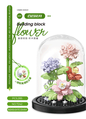 ELMAS Creative Flower Bouquet Building Block Set