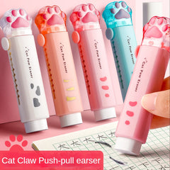 ELMAS Adorable Cat Paw Rubber Eraser for Fun Corrections