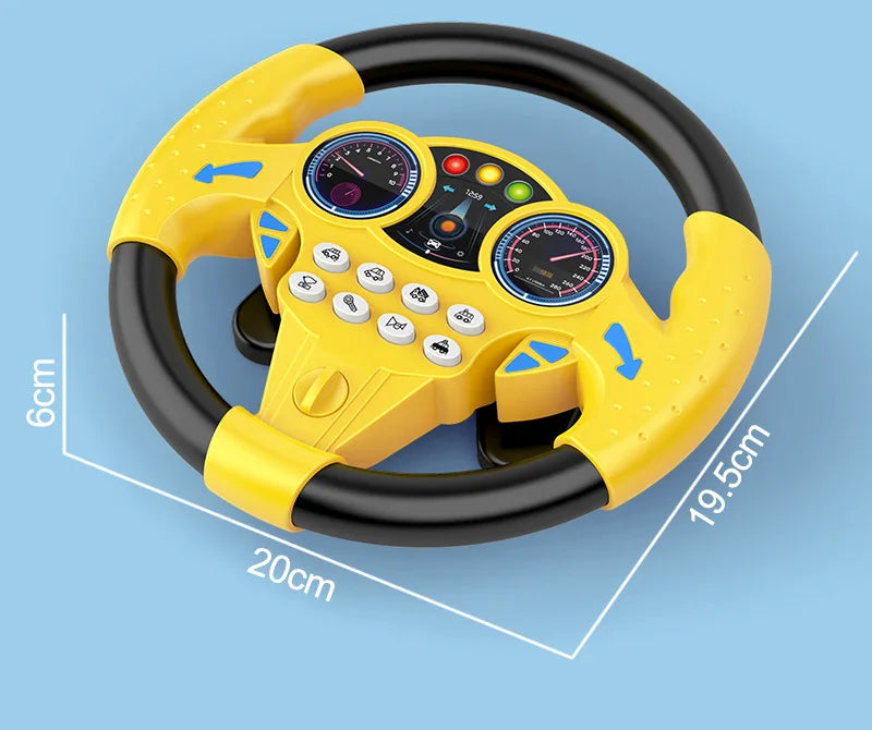 ELMAS Infant Shining Steering Wheel Toys for Kids - Al Masam Stationery LLC