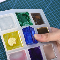 ELMAS Vibrant 24-Color Alcohol Ink for Epoxy Resin Art