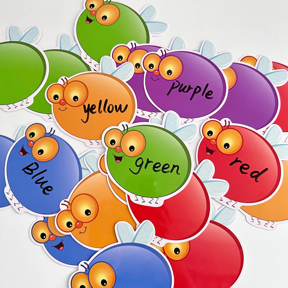 ELMAS Dry Erasable Fly Cards for Montessori Learning - Al Masam Stationery LLC