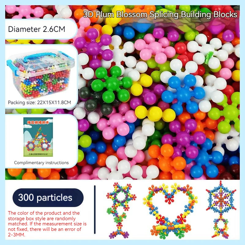 ELMAS Colorful Plum Blossom Building Blocks for Kids - Al Masam Stationery LLC