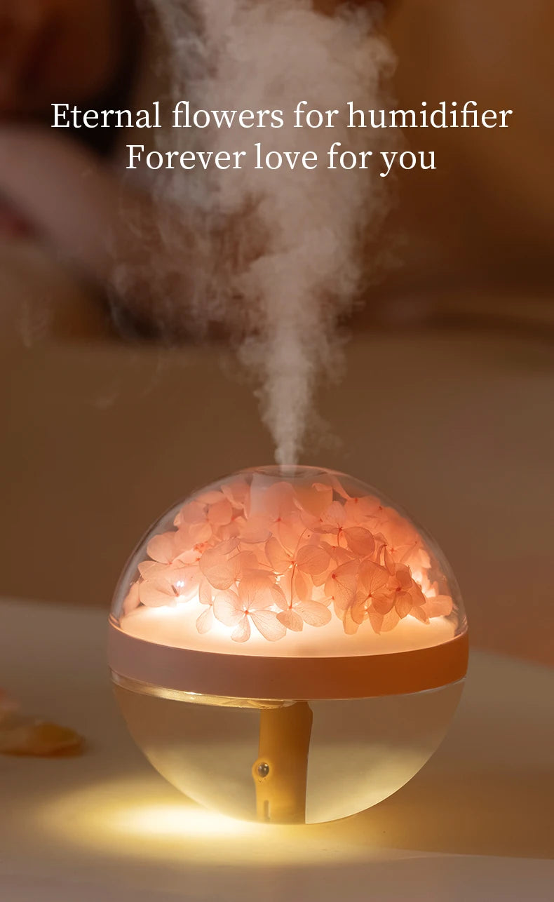 ELMAS 270ML USB Rechargeable Air Humidifier With LED Light - Al Masam Stationery LLC