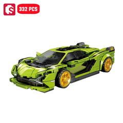 ELMAS Racing Sports Car Building Blocks for Kids