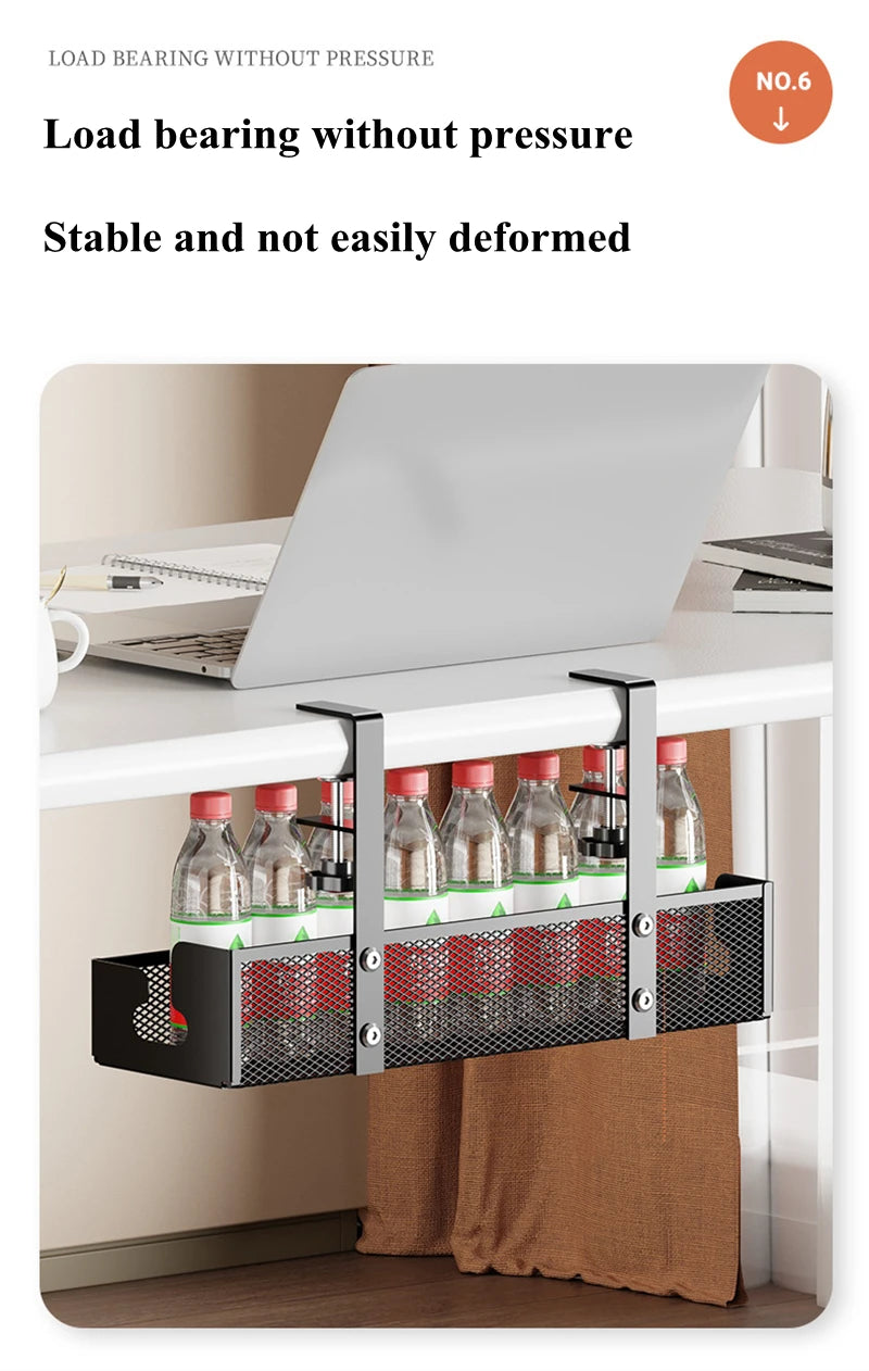 ELMAS No Drilling Under Desk Cable Management Tray - Al Masam Stationery LLC