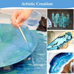 ELMAS Bubbles Free Crystal Clear Epoxy Resin Art Kit