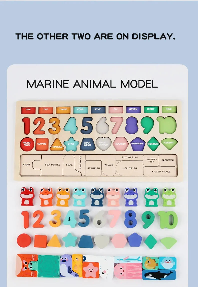 ELMAS: Montessori Educational Busy Board for Kids - Al Masam Stationery LLC