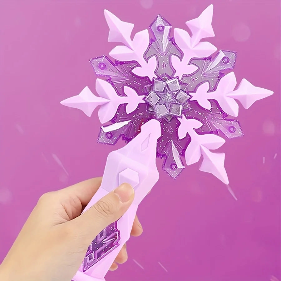 ELMAS Magical Snow Princess Wand with Lights & Sounds - Al Masam Stationery LLC