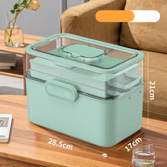 ELMAS Ultimate Portable Multi-Layer Storage Box - Al Masam Stationery LLC