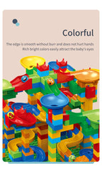 ELMAS Creative Marble Run Building Blocks Set