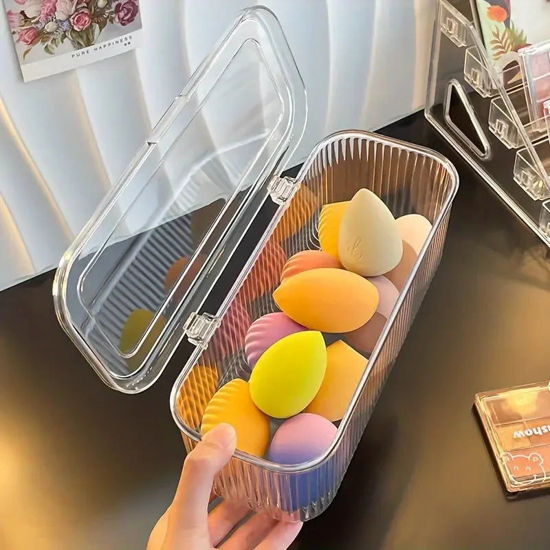 ELMAS Acrylic Nail Art Storage Box Set with Lid Sealed - Al Masam Stationery LLC