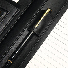ELMAS Premium A4 PU Leather Clipboard Organizer - Al Masam Stationery LLC